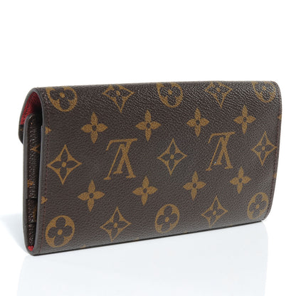 Louis Vuitton Monogram Josephine Wallet Red 3 of 7