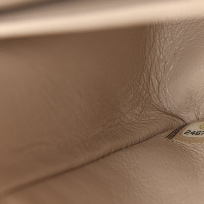Chanel Lambskin Quilted Medium Double Flap Beige 9 of 11