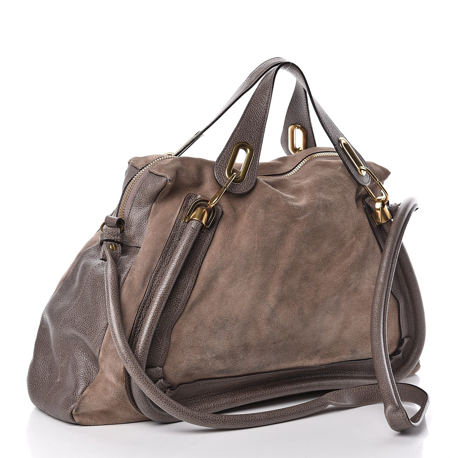 Chloe Suede Calfskin Large Paraty Rock 3 of 26