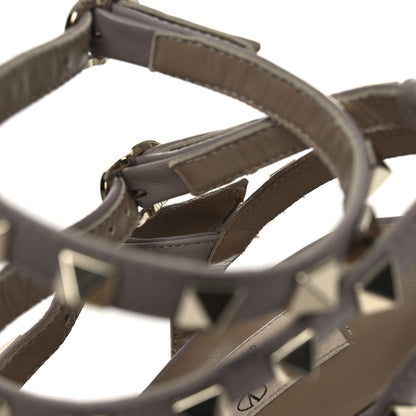 Valentino Garavani Patent Rockstud Ankle Strap 65mm Pumps 37.5 Poudre 12 of 14