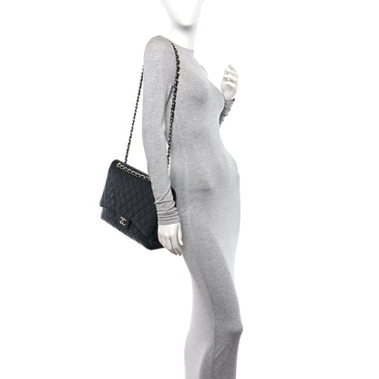 Chanel Caviar Quilted Maxi Single Flap Black 2 of 11