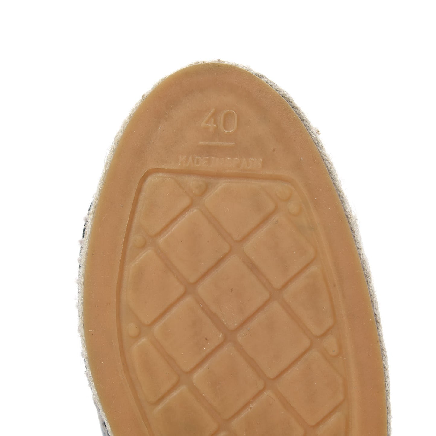 Lambskin CC Espadrilles 40 Black