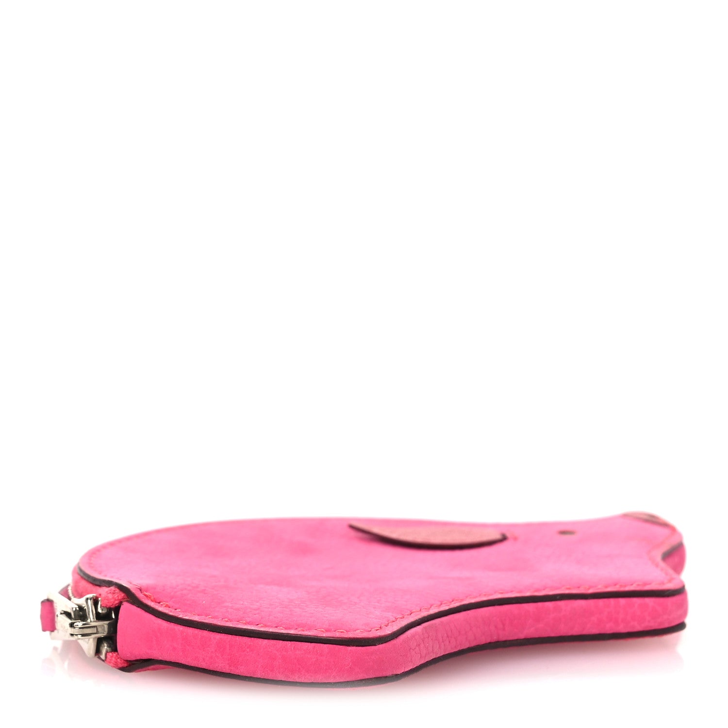Hermes Togo Chevre Mysore Pig Coin Purse Fuchsia Tosca 4 of 8