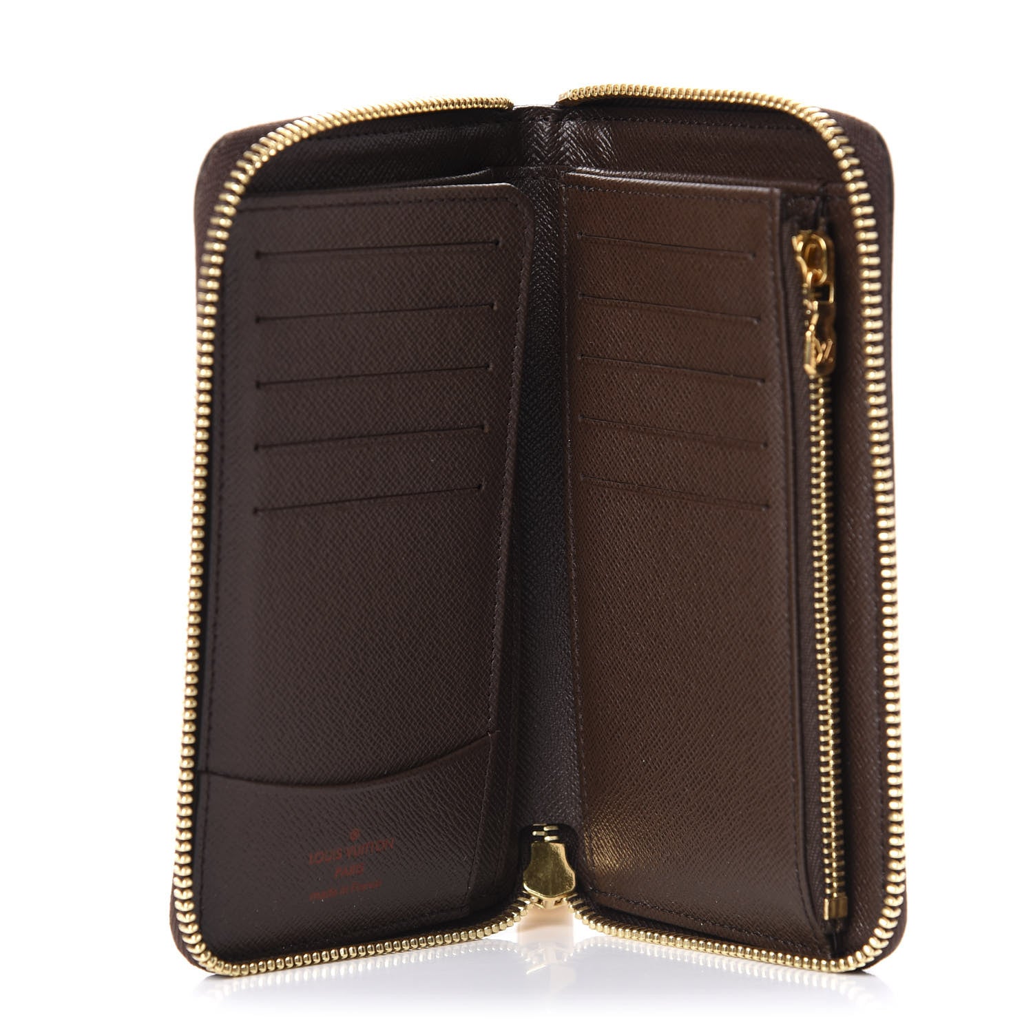 Louis Vuitton Damier Ebene Zippy Compact Wallet 4 of 9
