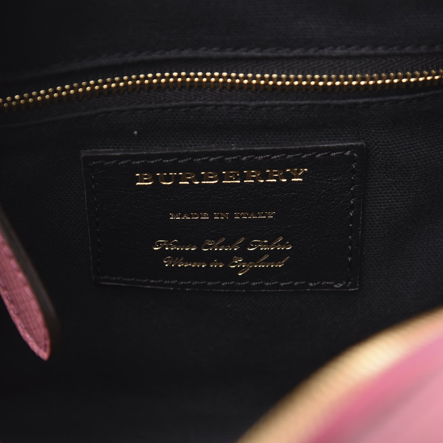 Burberry House Check Derby Calfskin Small Alchester Bowling Bag Mauve Pink 5 of 9