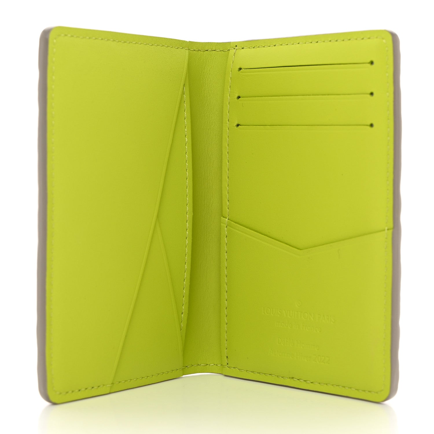 Louis Vuitton LOUIS VUITTON Taurillon Rock Climbing Pocket Organizer Chalk 5 of 6