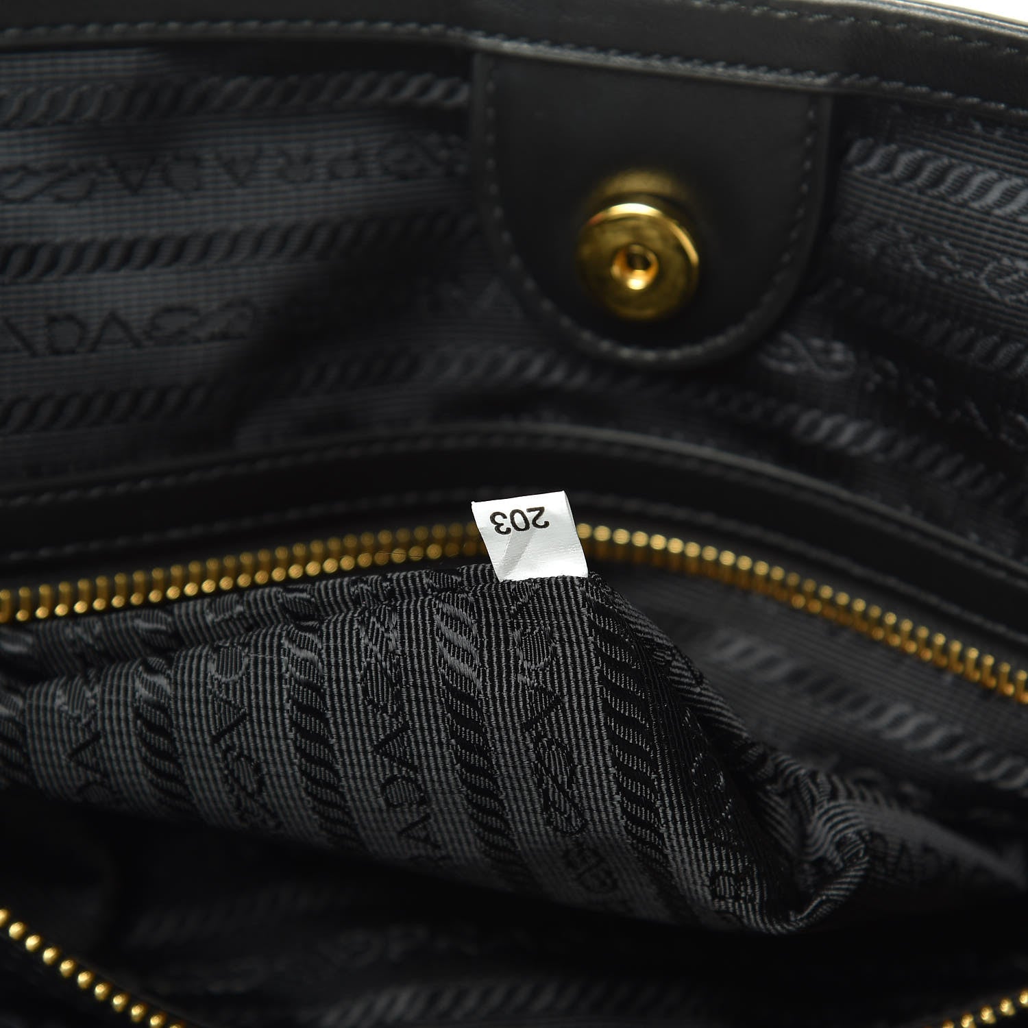 Prada Tessuto Nylon Shopping Tote Black 7 of 9