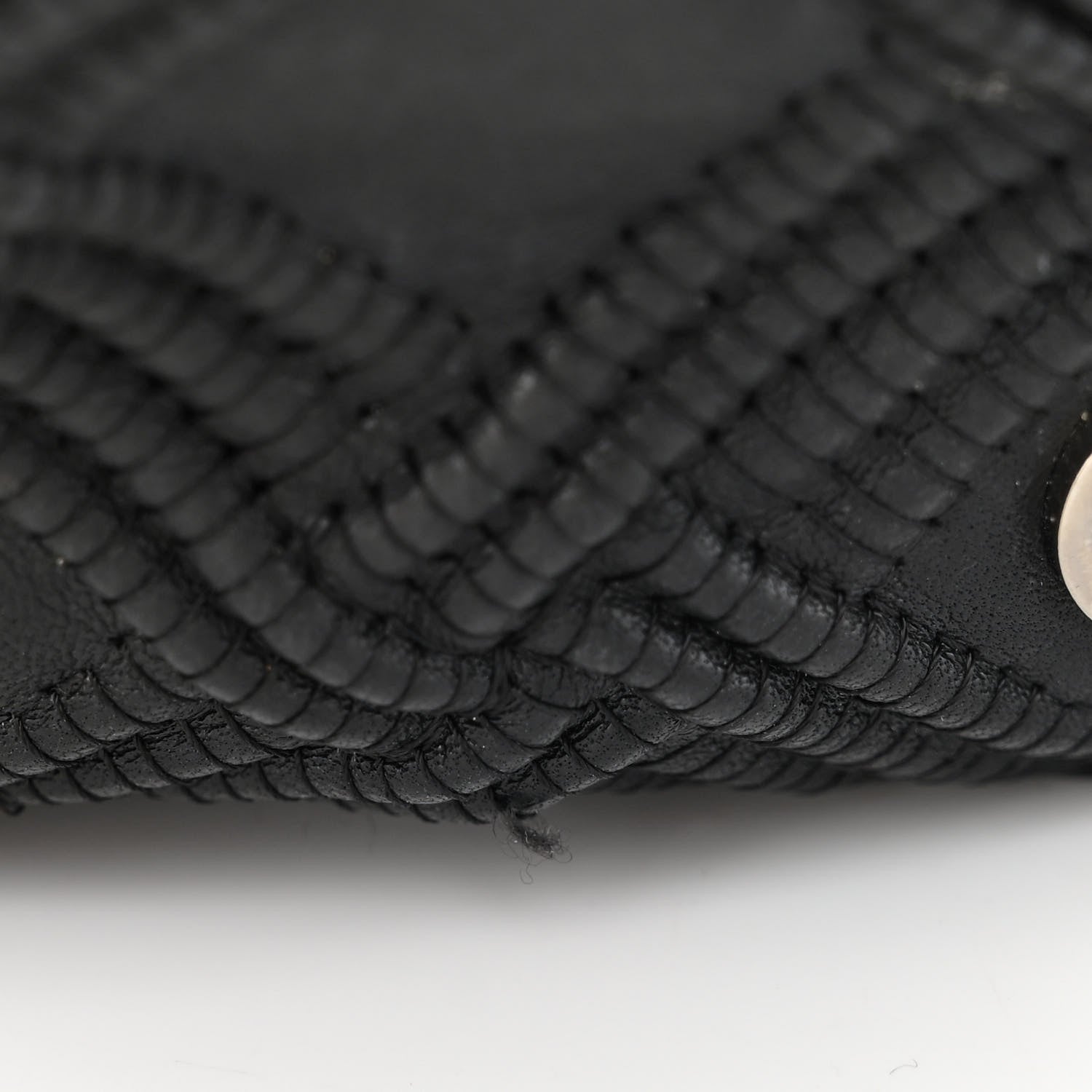 Chanel Lambskin Stitch Small Walk Of Fame Rectangular Flap Black 11 of 13