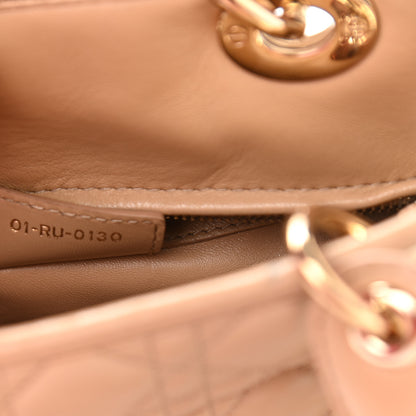 Christian Dior Lambskin Cannage Dior Tote Beige 7 of 15