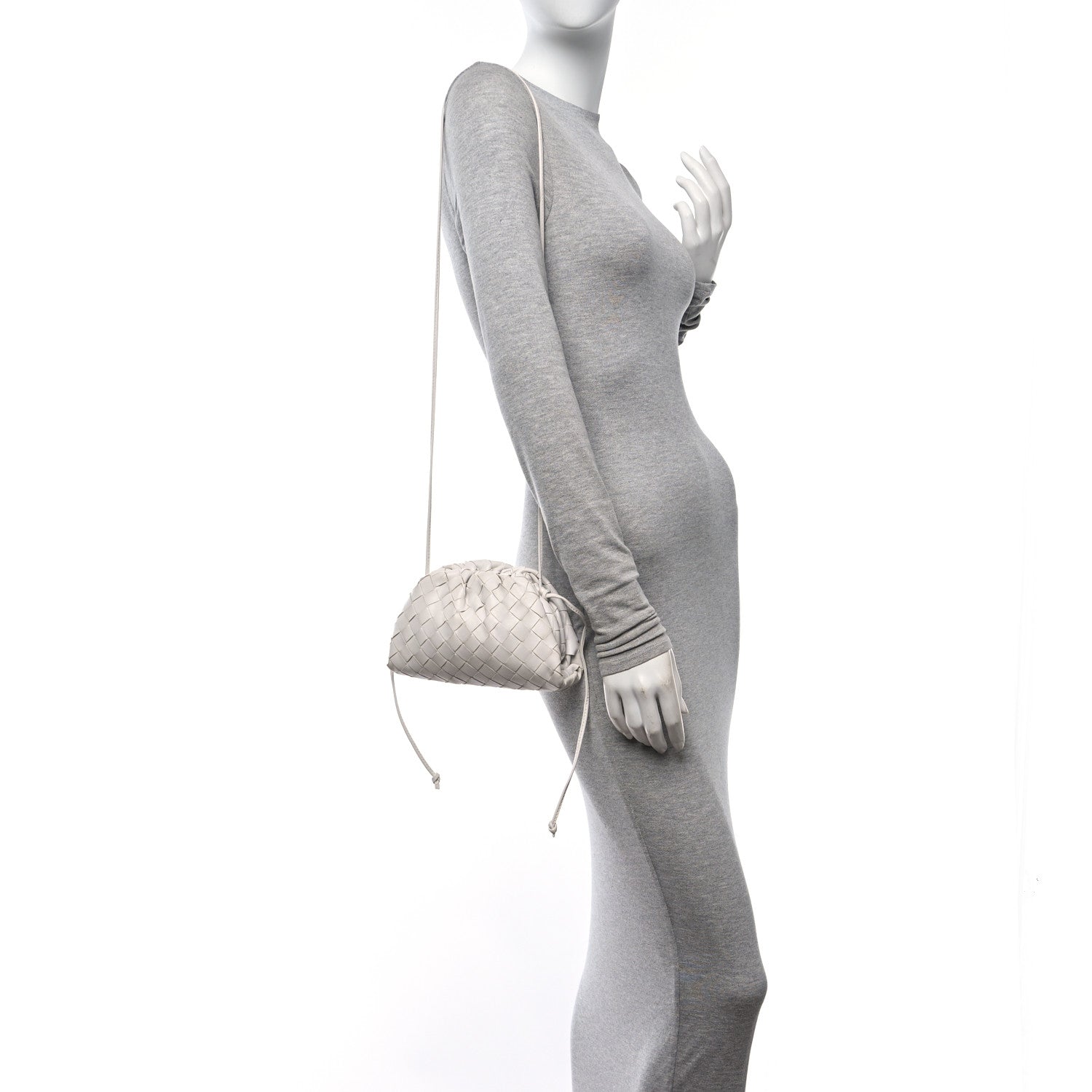 Bottega Veneta Nappa Intrecciato The Mini Pouch Chalk 2 of 11