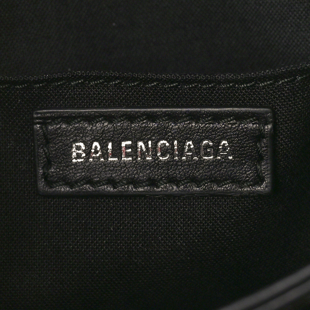 Calfskin Soft B Round Crossbody Bag XS Black