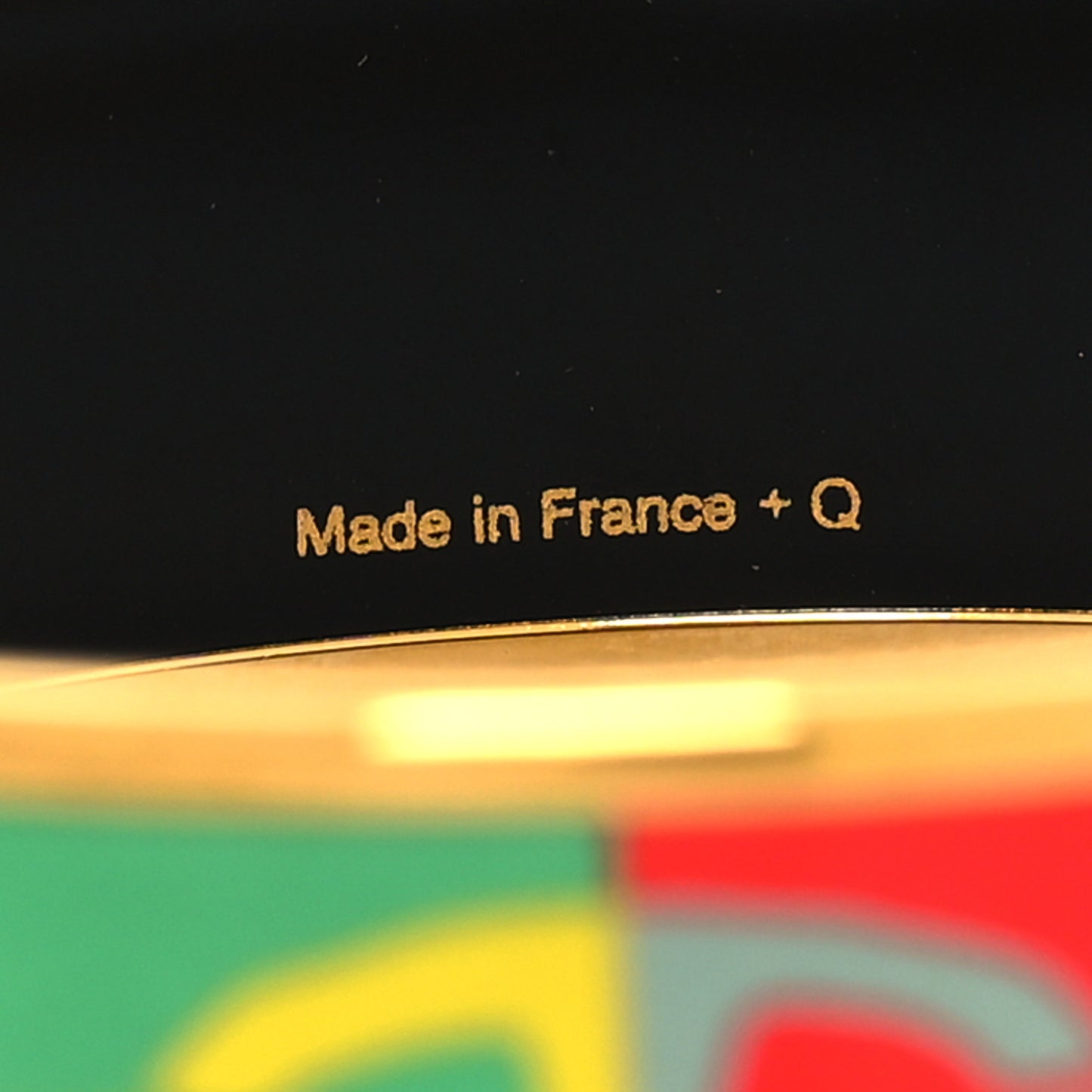 Enamel Printed Optique Chaine D'Ancre Wide Bracelet 65