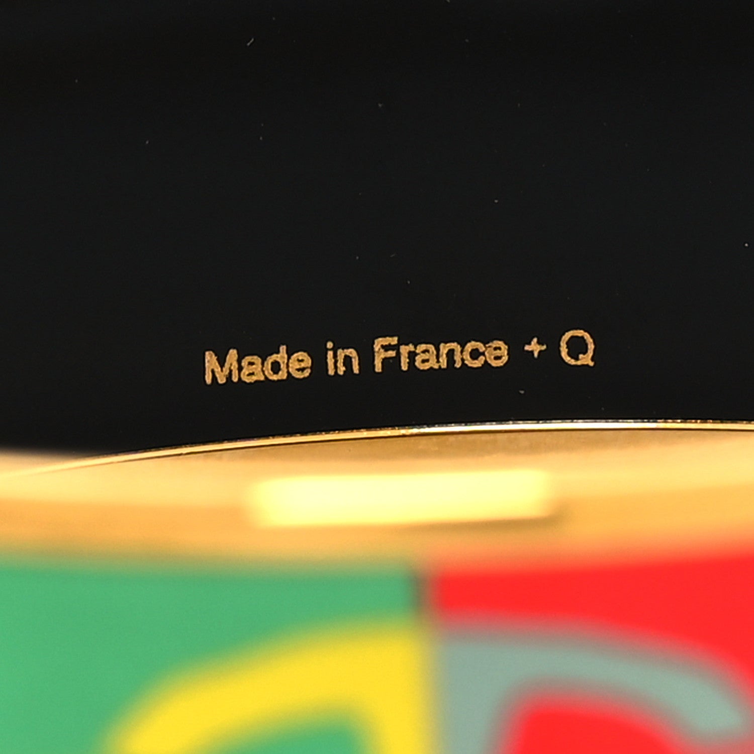 Hermes Enamel Printed Optique Chaine D'Ancre Wide Bracelet 65 5 of 5