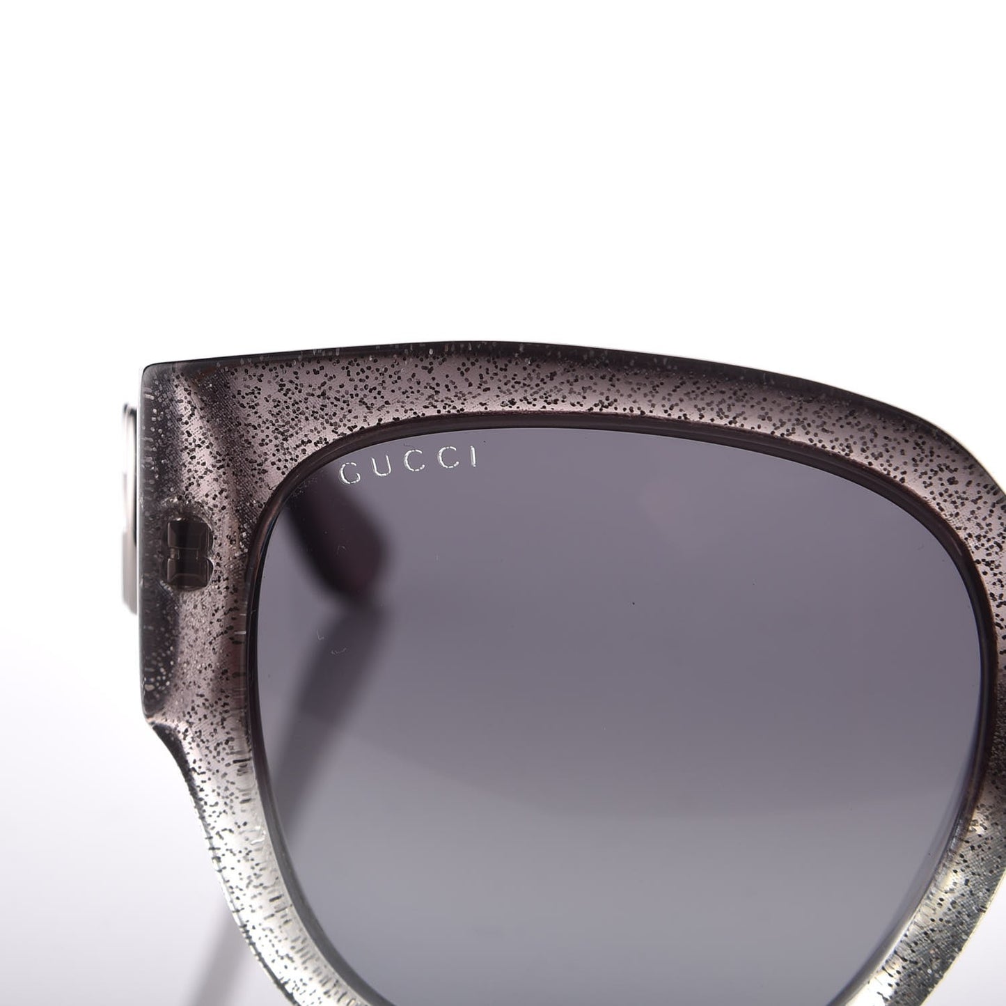 Glitter Square Optyl Sunglasses 3814/S Gray Silver