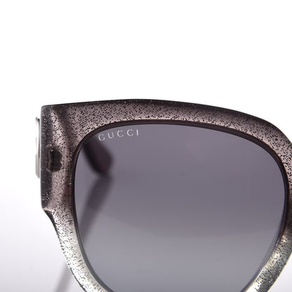 Gucci Glitter Square Optyl Sunglasses 3814/S Gray Silver 8 of 9