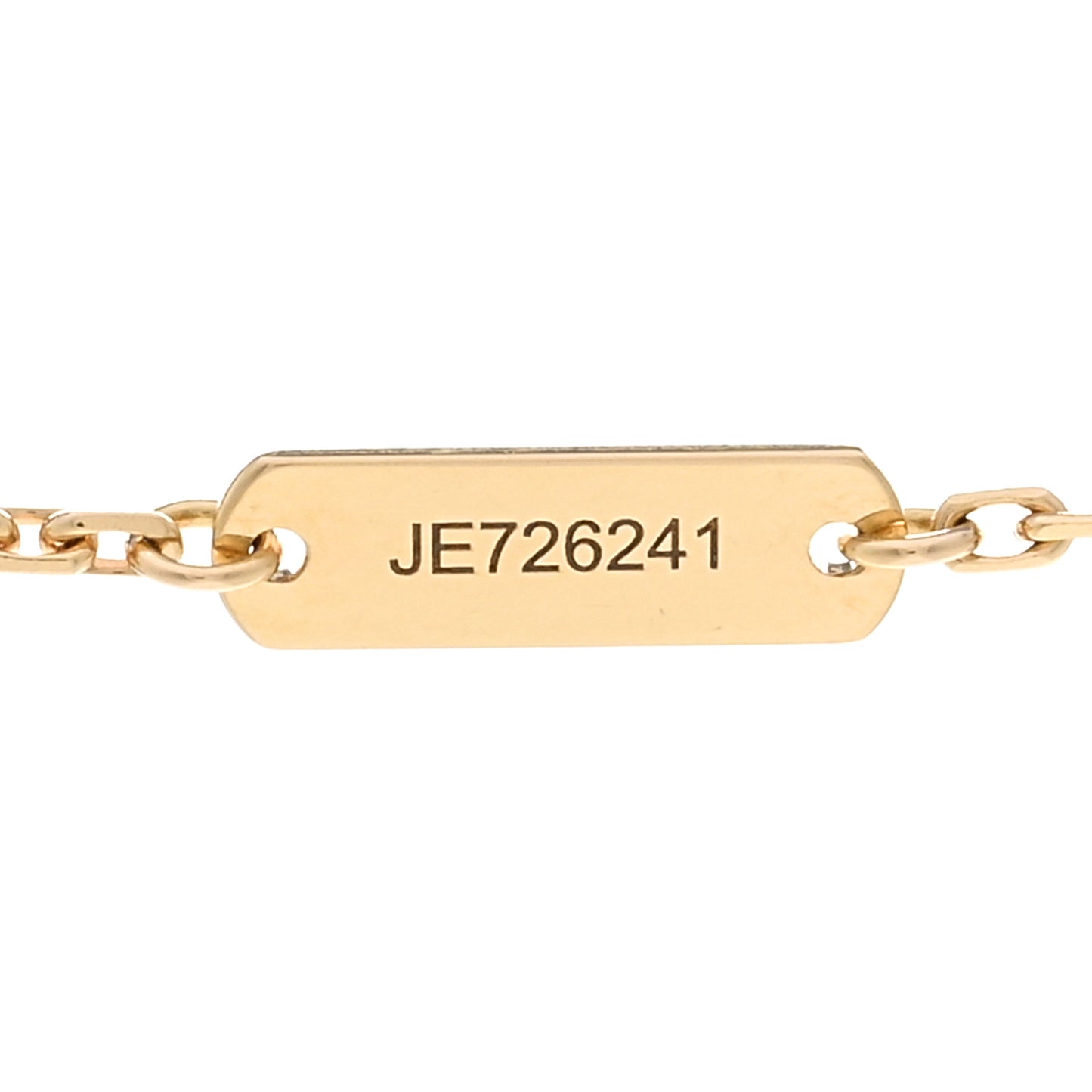 18K Yellow Gold Black Onyx Vintage Alhambra Pendant Necklace
