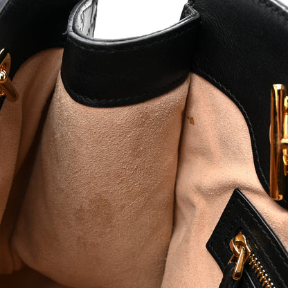 Gucci Guccissima Medium Padlock Tote Black 13 of 19