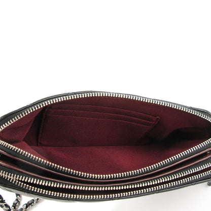 Chanel Lambskin Quilted Small Clutch With Chain Black 8 of 9