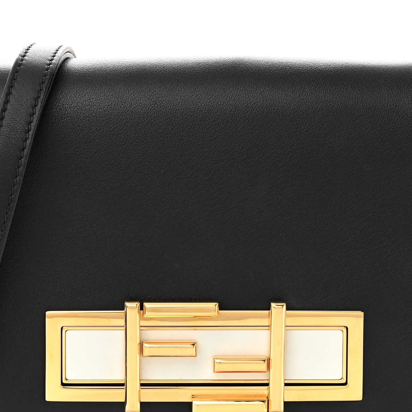 Vitello Dolce 3Baguette Shoulder Bag Black