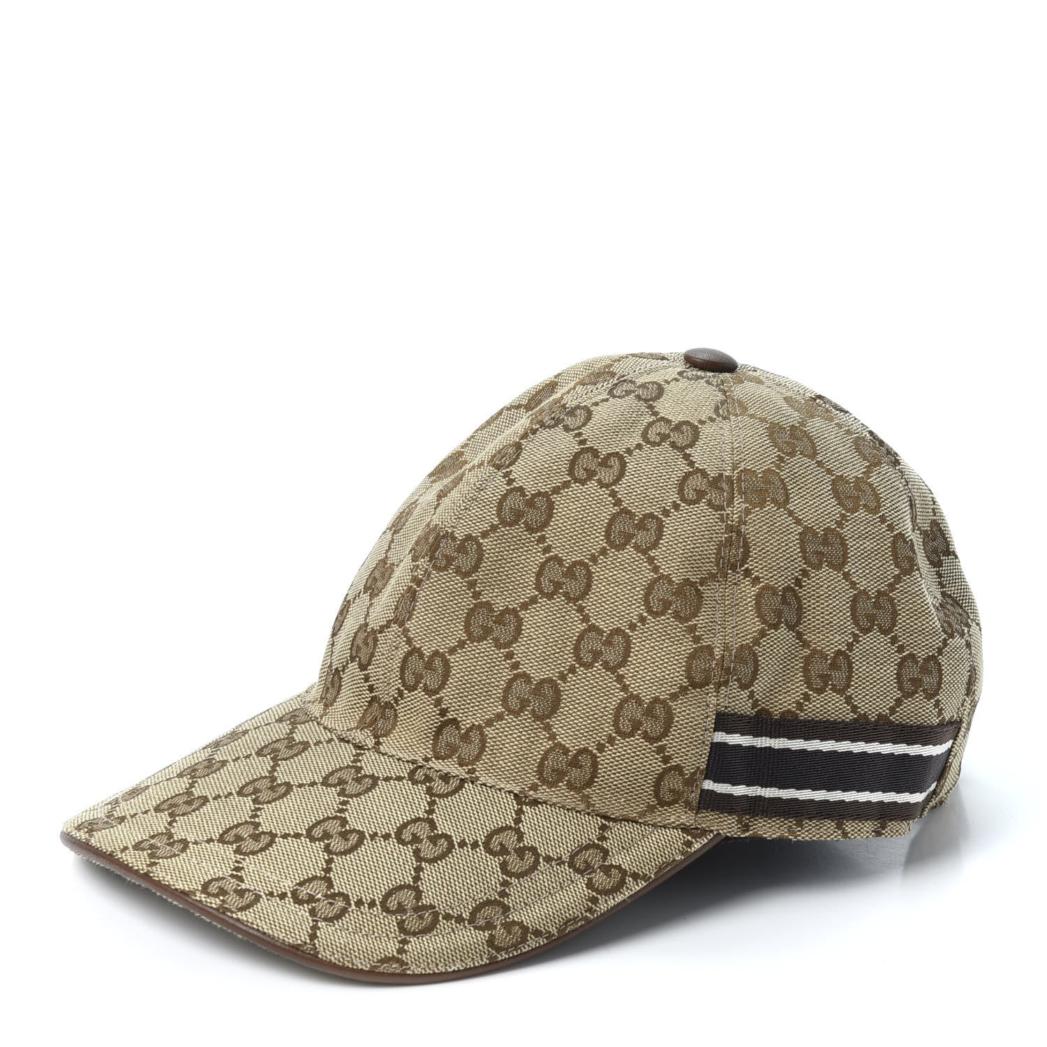Gucci Monogram Web Baseball Hat S Beige 1 of 7