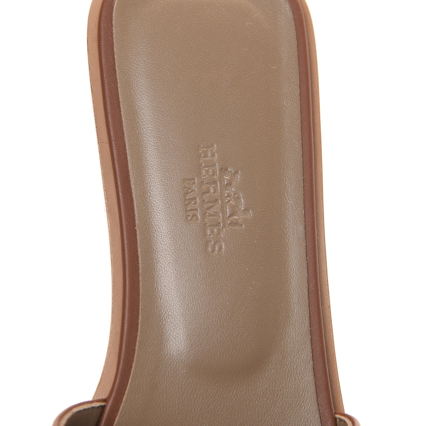 Box Calfskin Oran Sandals 38 Gold