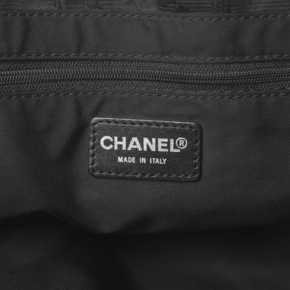 Chanel Nylon Large Travel Tote Black 6 of 16