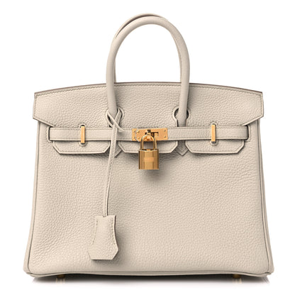 Hermes Togo Birkin 25 Beton 1 of 9