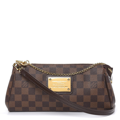 Louis Vuitton Damier Ebene Eva Clutch 1 of 9