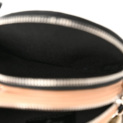 Chanel Lambskin Quilted Round Clutch With Multicolor  Black Beige Gold White 5 of 12