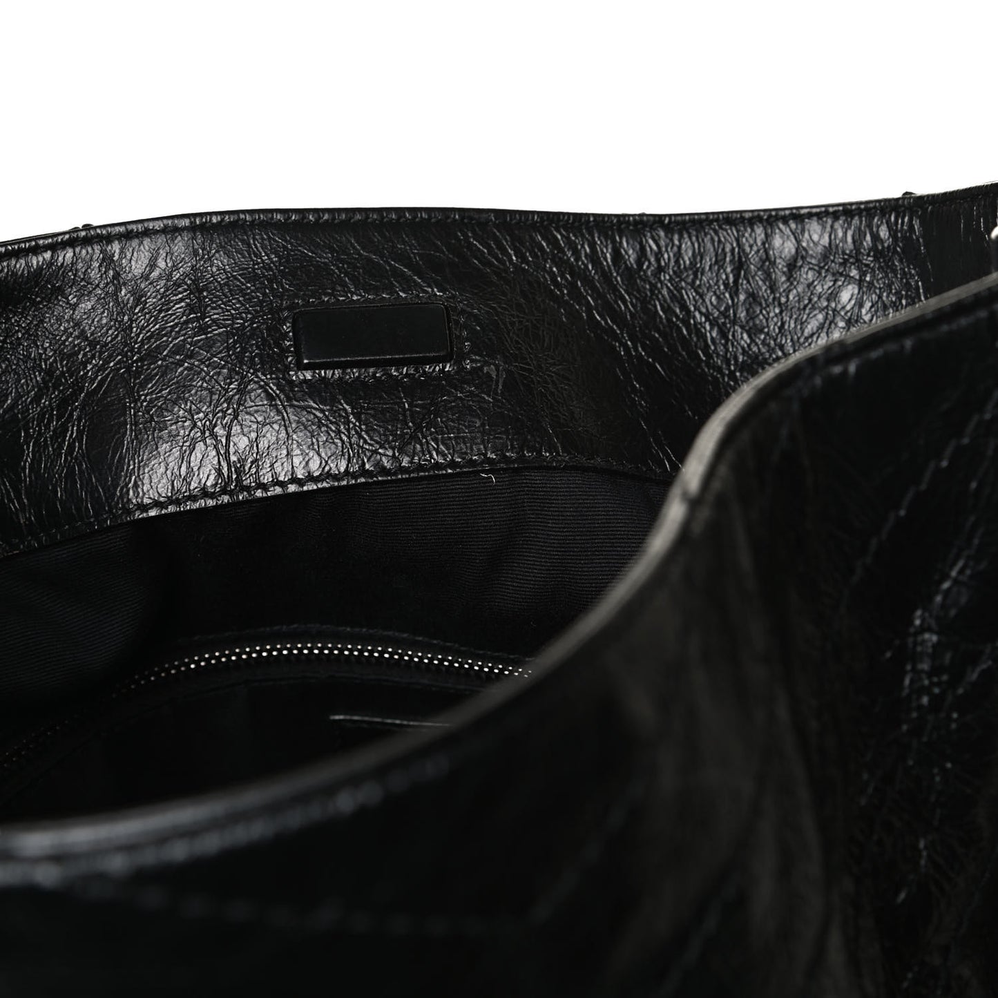 Crinkled Calfskin Matelasse Monogram Niki Shoulder Bag Black