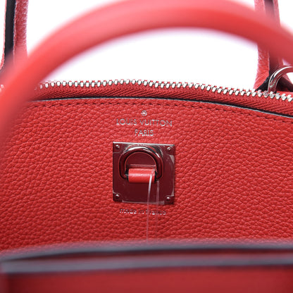Louis Vuitton Taurillon City Steamer PM Rouge 8 of 10