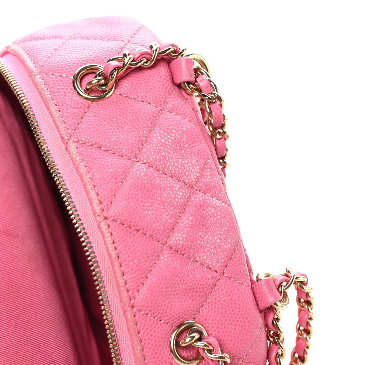 Chanel Caviar Quilted Small CC Day Backpack Pink 10 of 10