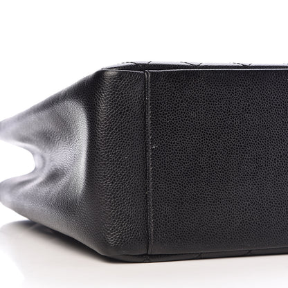 Chanel Caviar Quilted Grand Shopping Tote GST Black 8 of 10