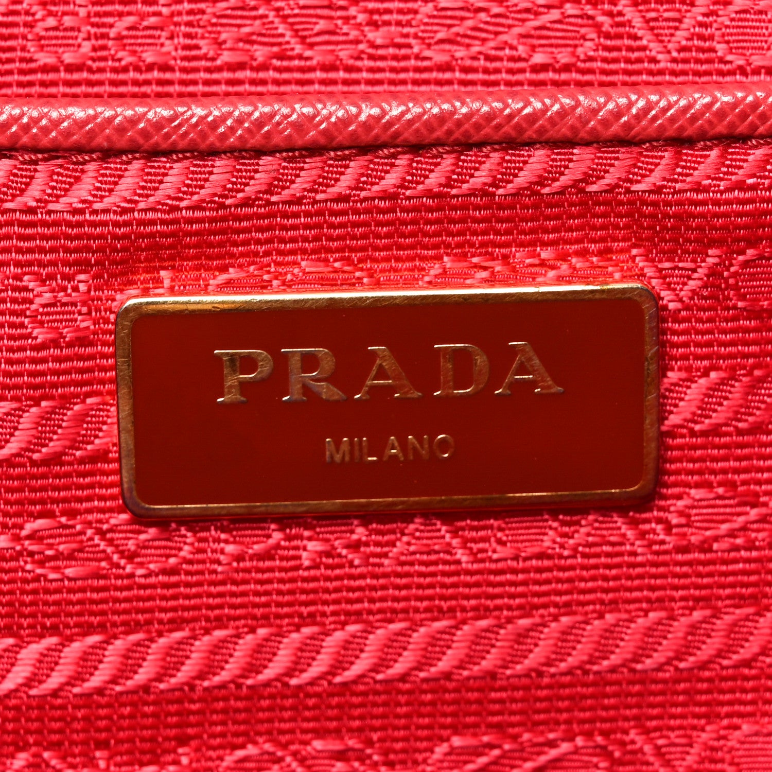 Prada Saffiano Lux Large Galleria Double Zip Tote Fuoco 6 of 9