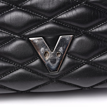 Louis Vuitton Lambskin Malletage GO-14 PM Black 16 of 17
