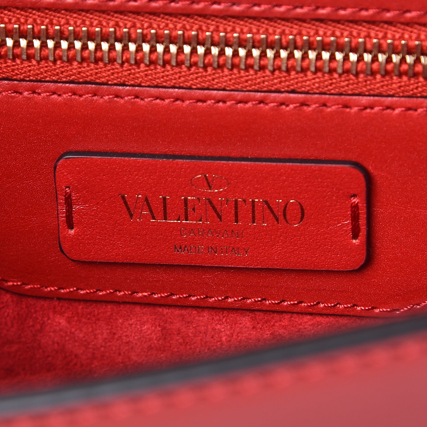 Valentino Garavani Vitello Small Rockstud Demilune Shoulder Bag Rosso Valentino 6 of 9