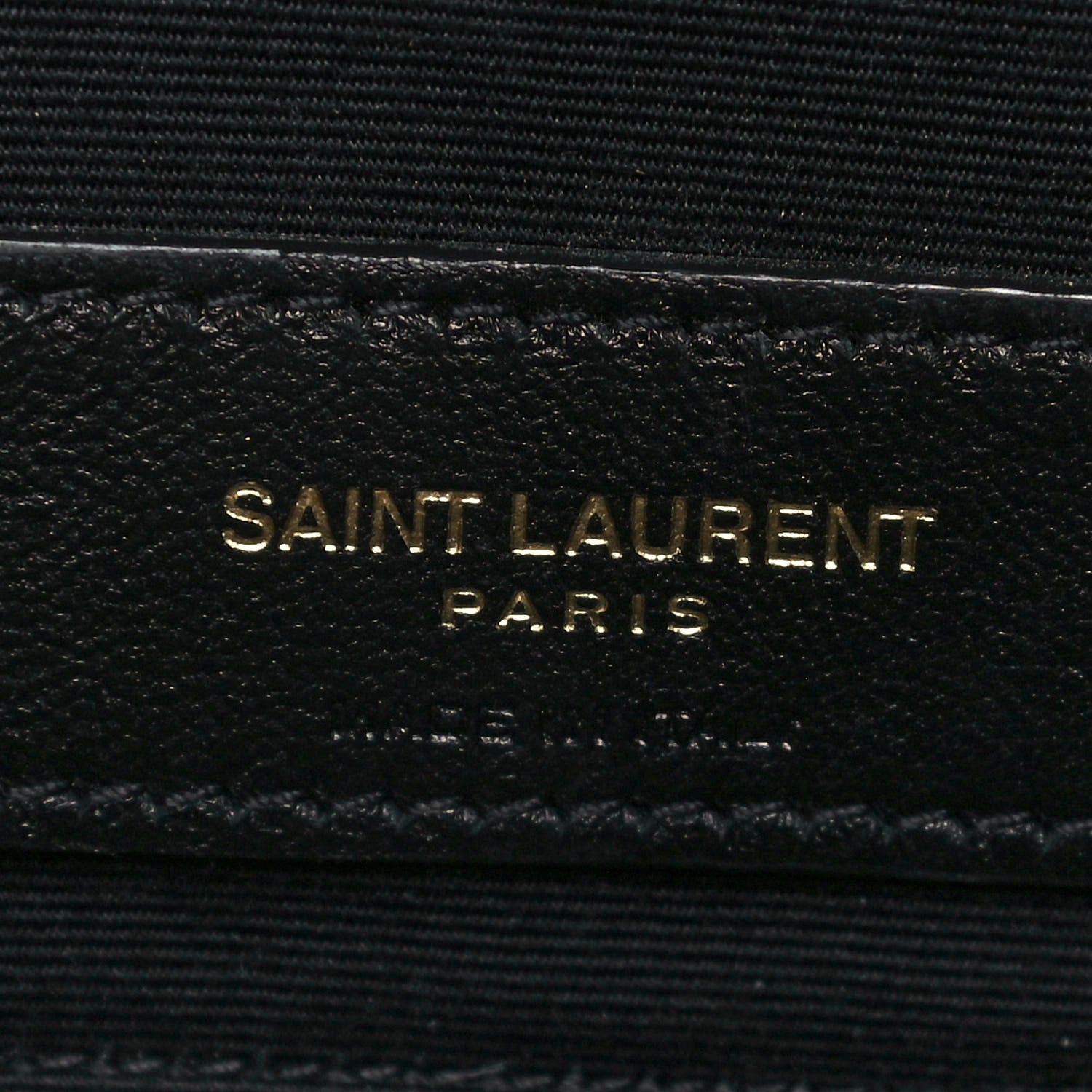 Saint Laurent Grained Lambskin Quilted Mini Becky Double Zip Bag Black 10 of 13