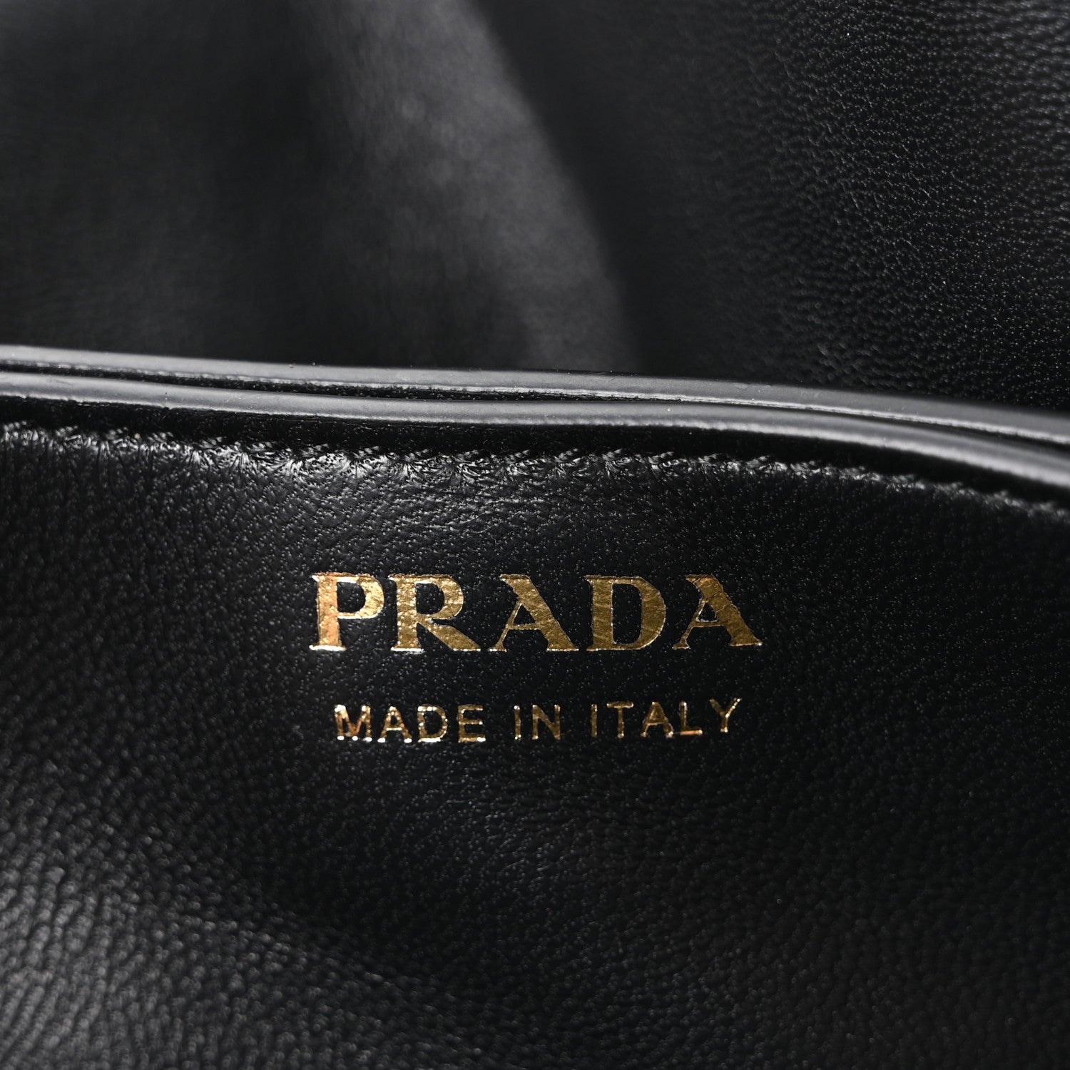 Prada Nappa Small Dada Shoulder Bag Black 6 of 9