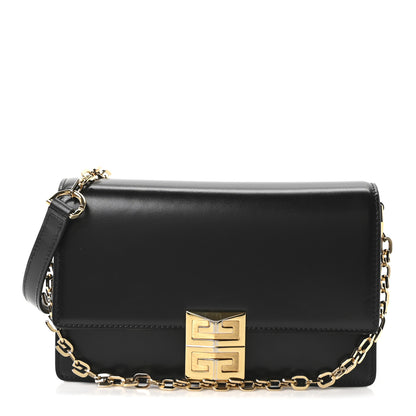 Givenchy Calfskin Small 4G Chain Shoulder Bag Black 1 of 9