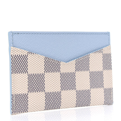 Louis Vuitton Damier Azur Daily Card Holder Olympe Blue 2 of 4