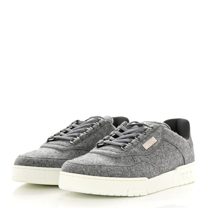 Louis Vuitton Wool Mens LV Trainer Sneakers 8 Grey 3 of 7