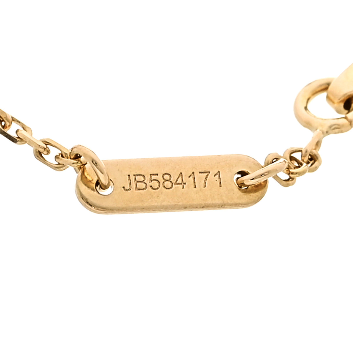 Van Cleef & Arpels 18K Yellow Gold Mother of Pearl Sweet Alhambra Butterfly Bracelet 5 of 6