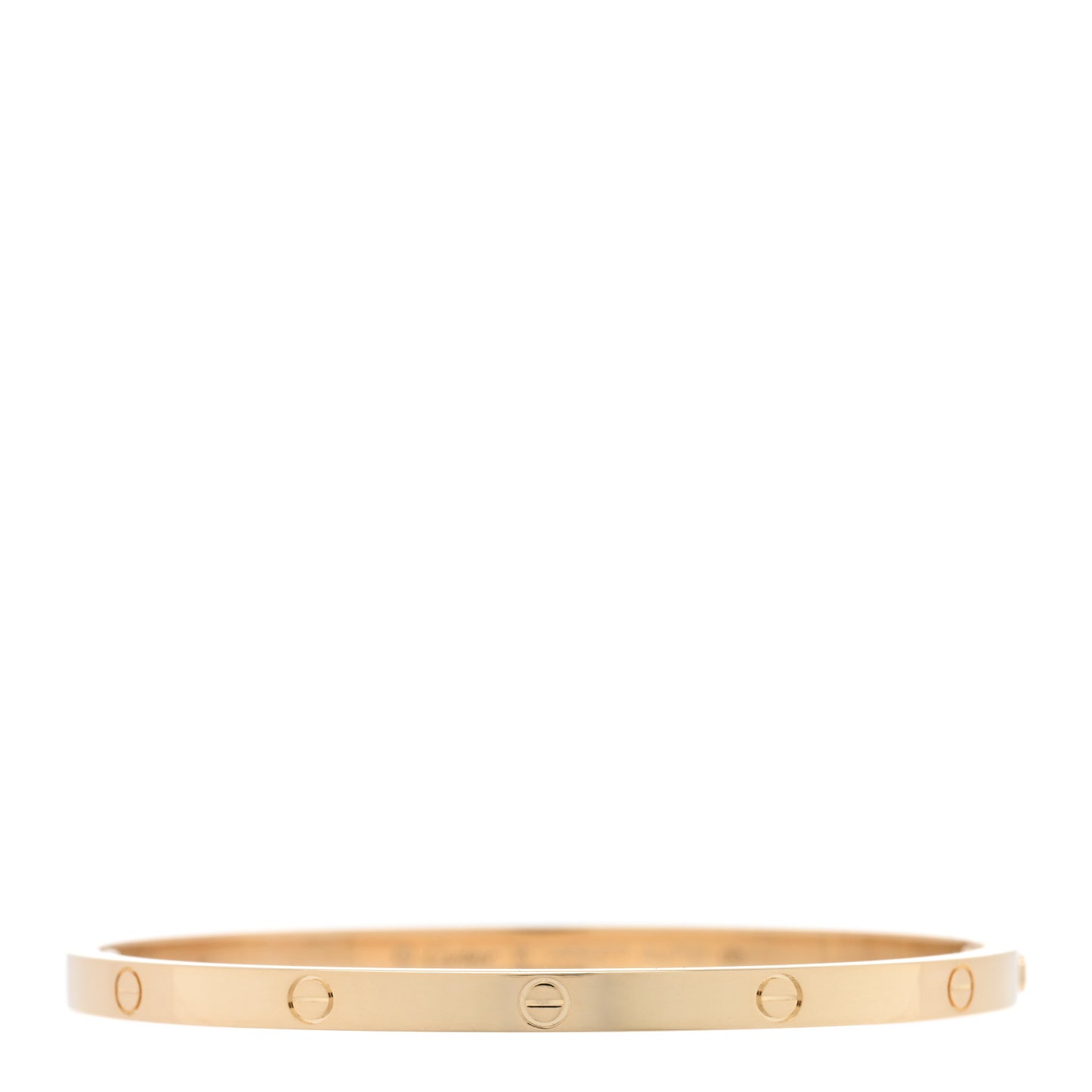18K Yellow Gold Small LOVE Bracelet 16