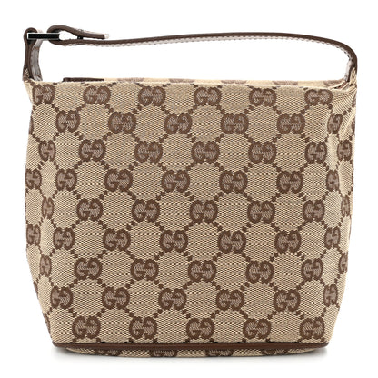 Gucci Monogram GG Pochette shoulder Bag Brown 1 of 10