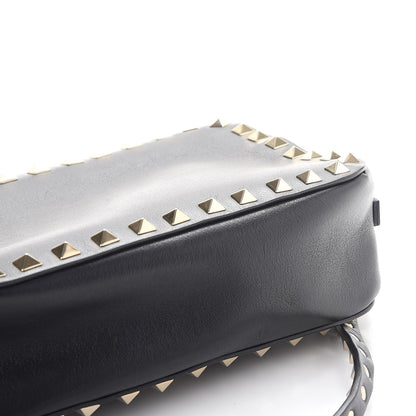 Valentino Garavani Calfskin Rockstud Camera Crossbody Bag Black 9 of 9