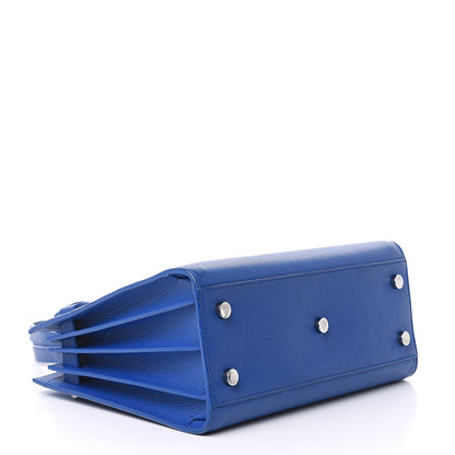 Saint Laurent Grained Calfskin Baby Sac De Jour Royal Blue 4 of 12