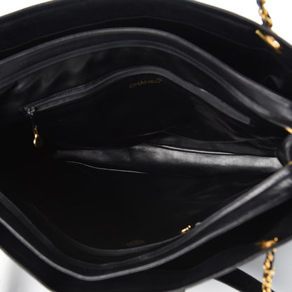Chanel Lambskin Quilted Weekender Bag Black 5 of 9