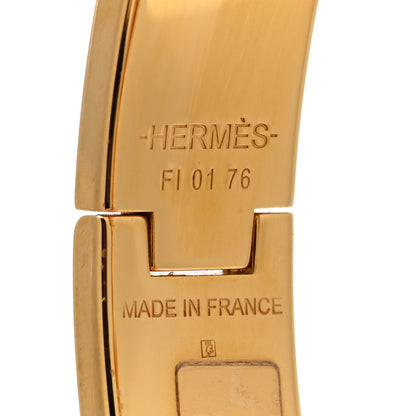 Hermes Enamel Narrow Clic Clac H Bracelet PM White 4 of 5