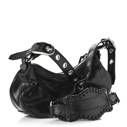 Balenciaga Agneau Arena Le Cagole Shoulder Bag XS Black 3 of 10