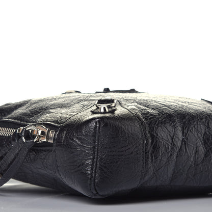 Balenciaga Agneau Classic Hardware XS Reporter Crossbody Black 6 of 7